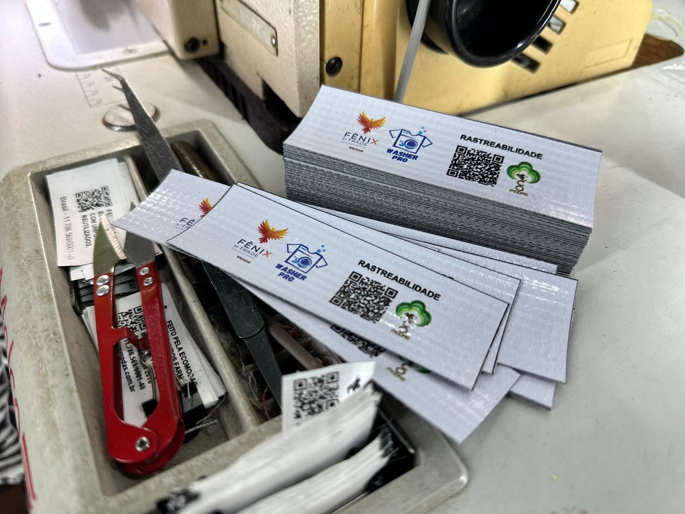 Etiquetas de rastreabilidade com QR Code